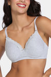 Zivame Beautiful Basics Padded Non Wired 3/4th Coverage T-Shirt Bra ( Pack of 2 ) - Multicolor — thumbnail 5